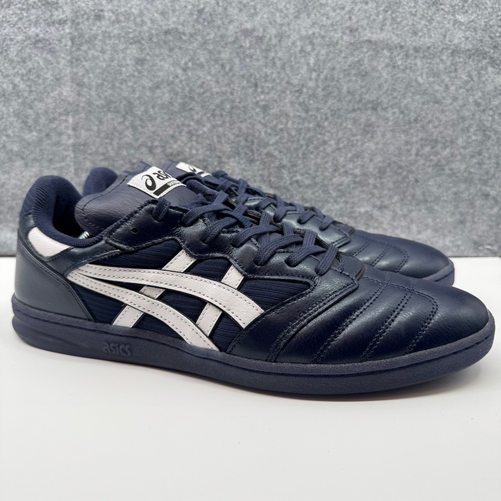 Asics Japan Pro Skateboarding Shoes Mens 11.5 Navy Blue Leather 1201B058
